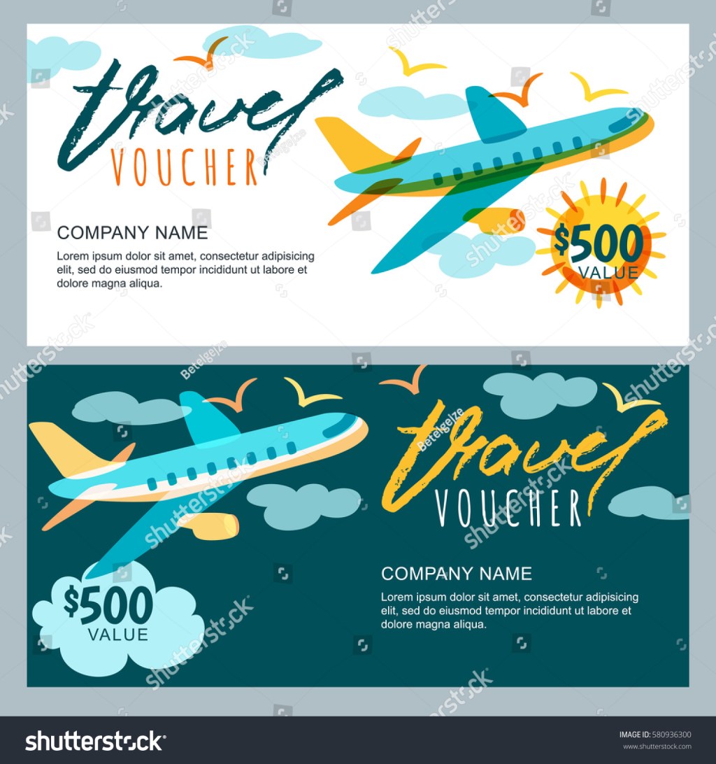 Picture of: Travel Gift Certificate Template Images, Stock Photos